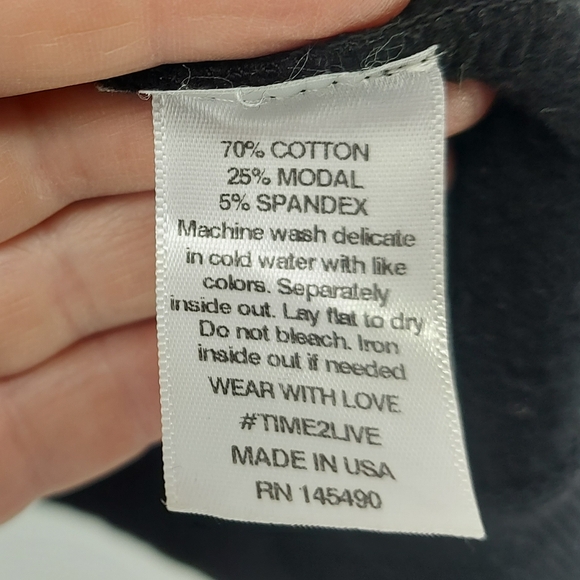 Electric & Rose Betty Tie Dye Sweatshirt in Onyx & Multi Medium - Picture 7 of 8